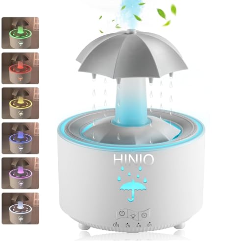 Hinio Rotating Umbrella Aromatherapy Humidifier with Light