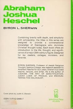 Paperback Abraham Joshua Heschel (Makers of contemporary theology) Book