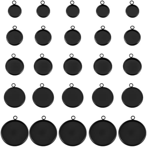 Cabochons vierges en acier inoxydable durable pour des finitions de bijoux impeccables - 2