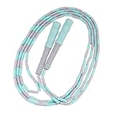 YARNOW Verstellbares Bambus-springseil Mit Anti-rutsch-griff Leichtes Fitness-speedrope Für Junge Mädchen Und Erwachsene Für Training Ausdauer Und Effektives Cardio-workout