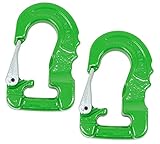 Mytee Products (2 Pack) Round Sling Hook, Green, 5300 lbs WLL