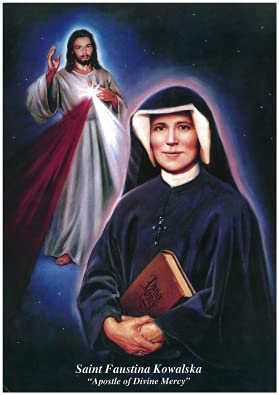 Divine Mercy Pocket Coin Includes a Blessed 3 O'clock Prayer Card by Saint Faustina Kawalska