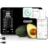 COSORI Smart Digital Food Kitchen Scale with Nutritional Calculator, On-Screen Nutrient Info, Free App for Calorie & Macro Tracking, AI Scan, Personal Goals, for Weight Loss and Keto, 11lb/5kg