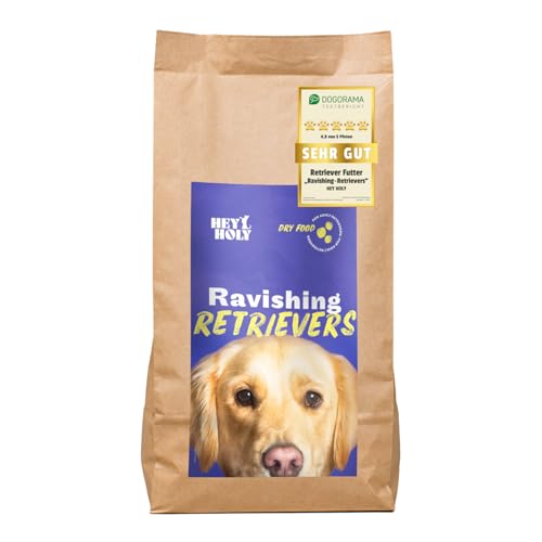 HEY HOLY Premium Trockenfutter für Retriever 100% getreidefrei | 7kg hypoallergenes Hundefutter für ausgewachsene Retriever mit Lamm | Hochverträglich aus natürlichen Zutaten