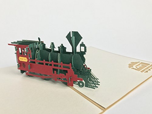 Treno a vapore pop-up di hobby passione di