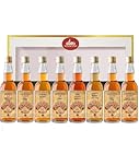 IL GUSTO Brandy Tasting Gift Box – Cognac X.O, Cognac V.S.O.P, Italian, Armagnac X.O, Red Cherry, Forest Raspberry, Calvados V.S.O.P, Fernandez - Luxury Gift Set for Brandy Lovers (Pack of 8)