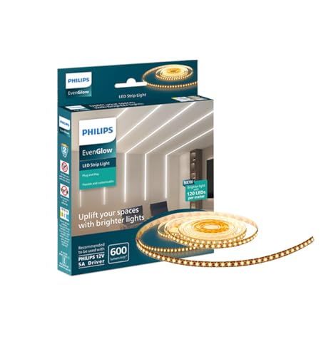 PHILIPS LED Profile Light for Ceiling | 5-Meter 120 LED Strip Lig...