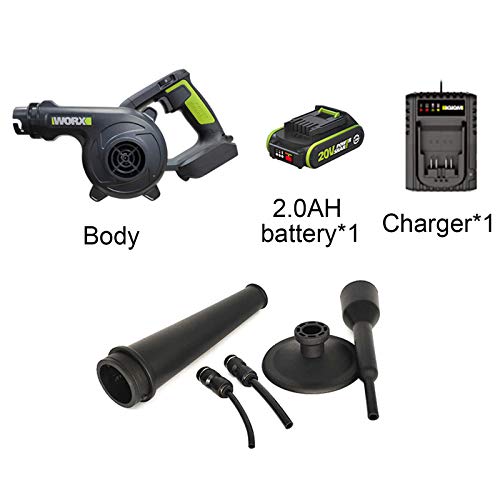 Cordless Leaf Blower ??Lithium-ion Powered Lightweight, Compact 2 in 1 Sweeper & Vacuum for Clearing Dust, Leaf and Snow, Car Vacuum, Patio/Deck/Garden Cleaning, Garage Dusting (D) (A) - Image 3