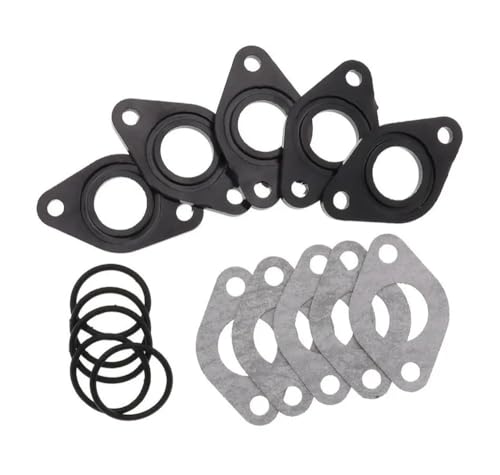 AYrMtH 5 set da 20 mm, guarnizione del tubo del collettore del carburatore, distanziatore, cinese, adatto for motori 50 cc e 70 cc, XR, SSR, KLX, CRF, Dirt Pit Bike