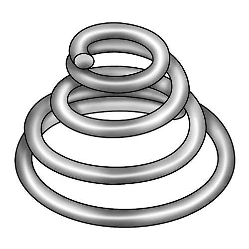 Compress Spring, Conical, 302 SS, 1/4x0.480