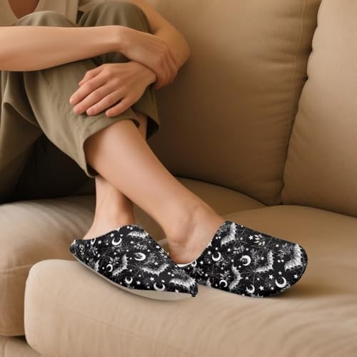 Jeiento Womens Cozy Slippers Warm Comfy Indoor House Shoes Soft Cushion Slip-on Spa Slippers4