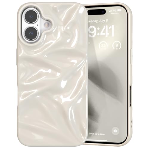 Coque de téléphone mignonne pailletée iPhone 16 Plus idée cadeau - 2
