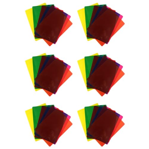 Superpositions colorées de 36 pièces pour dyslexie format A4