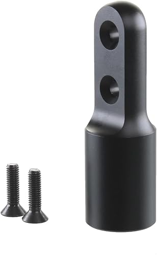 Miniatura 4 de MasterSconi Paintball estándar negro ASA Duckbill 1 puerto para co2 y hpa + tornillos