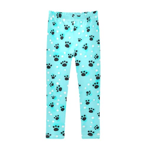 Girls' Leggings Cute Paw Prints Kids Yoga Tights Pants 1 Pack 20852207