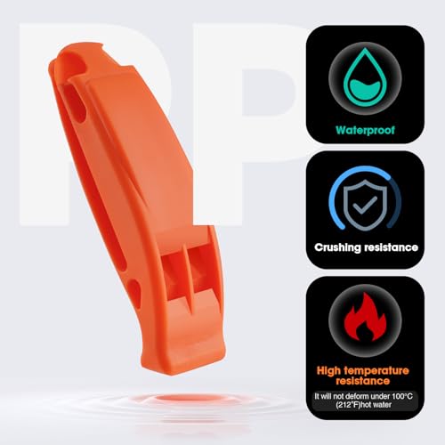 Braylin-4-Pack-Emergency-Whistles-with-Reflective-Lanyard-Coach-Whistles-Referee-Whistle-Sports-Whistles-Safety-Whistle-Loudly-Shrill-for-Outdoor-Sport-Various-Competitions