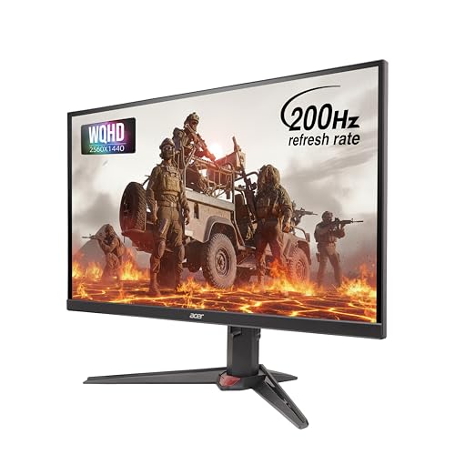 Image of acer Nitro XV272U X1 27 Inch WQHD (2560x1440) IPS Gaming Monitor | 200Hz Refresh Rate | 0.5ms GTG | AMD FreeSync Premium | HDR400 | 2xHDMI, DP | ErgoStand | 2Wx2 Stereo Speakers | DCI-P3 90% | Black