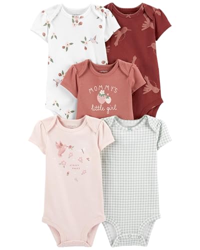 Image of Carter's baby-girls Multi-pk Bodysuits 126g330