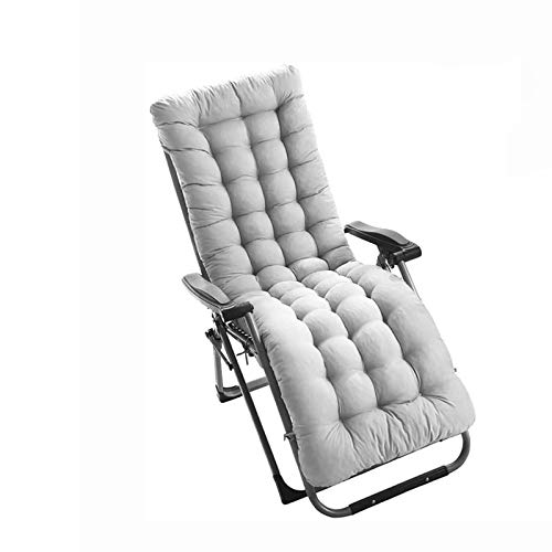 Hao-zhuokun Cojín de Tumbona de 2 Piezas con 6 Pares de Correas y una Cubierta Antideslizante para la Cabeza,Cubierta de Asiento de jardín reclinable reclinable para Interiores/Exteriores (sin Silla)