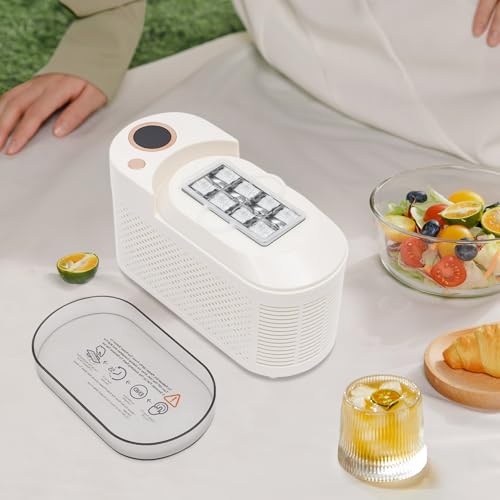 Máquina portátil para hacer hielo 8 cubos 12V miniatura 7