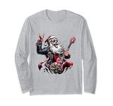 Santa's Riffs Rock Roll Guitar Christmas