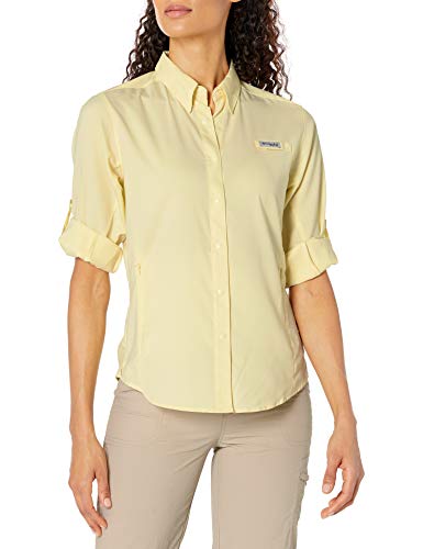 Columbia Women's Tamiami II Long Sleeve Shirt, Endive, X-Large
