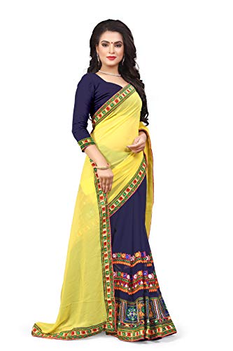 Image of SERONA FABRICS Ethnic Saree (or) Sari for Women, Ideal for Wedding, Party, Festive & Daily Wear