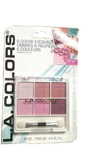 L.A. Colors Eyeshadow contains 6 Colors BEP431 Playful