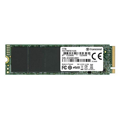 Image of Transcend 1TB NVMe PCIe Gen3 x4 MTE112S M.2 SSD Solid State Drive TS1TMTE112S