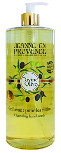 Jeanne en Provence - Gel Lavant Manos - Divine Olive - Fabricado en Francia - 1 l