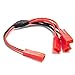 XUNJIAJIE 1 Piece ESC Battery JST Female Connector Y Cable for Traxxas TRX4 1/10th RC Crawler Car