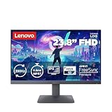 Lenovo LOQ 24-10 - Monitor Gaming FHD 23.8' (IPS, Tasa de Refresco 200 Hz, 0.5 ms MPRT, 16:9, HDMI 2.1 + DP 1.4, AMD FreeSync Premium, VESA Adaptive Sync, Soporte Inclinable) - Gris Luna