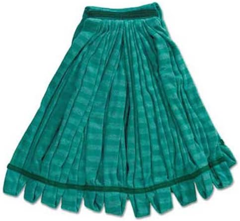 Rubbermaid Trapeador de tubo comercial, microfibra, verde, mediano, diadema verde de 5 pulgadas