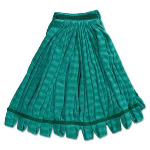Image of Rubbermaid Commercial Tube Mop, Microfiber, Green, Medium, 5-in Green Headband