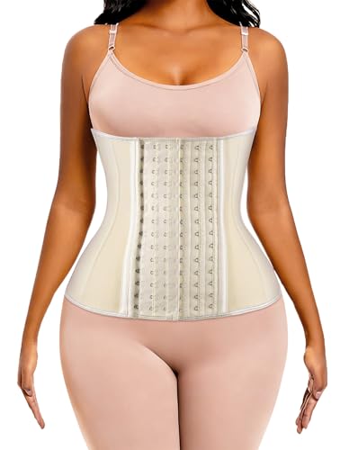 Image of ECOWALSON Waist Trainer for Women - 9 /25 Steel Bones & Additional Extender Cincher Corset for Hourglass body Shaper
