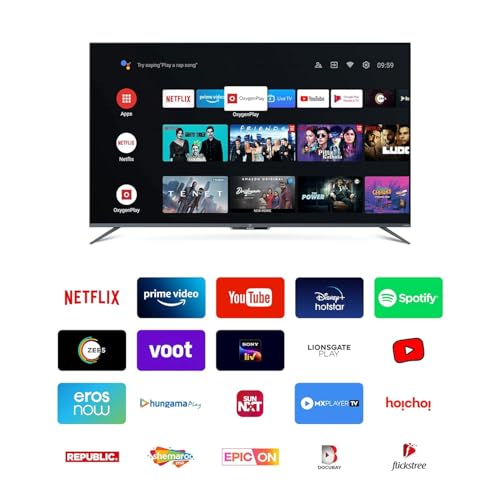 Image of 125.7 cm (50 inches) U Series 4K LED Smart Android TV 50U1S (Black)
