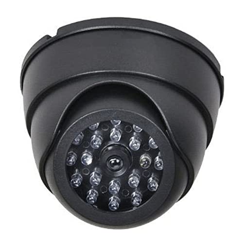 Videosecu Dome Surveillance Security Dummy Imitation Camera Fake Security Camera Simulated Infrared Ir Led Fake Camera With Blinking Light Cctv Surveillance, Security Warning Sticker Aa3 #TOP1