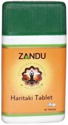 Zandu Haritaki Tablet - 40 Tab by Zandu