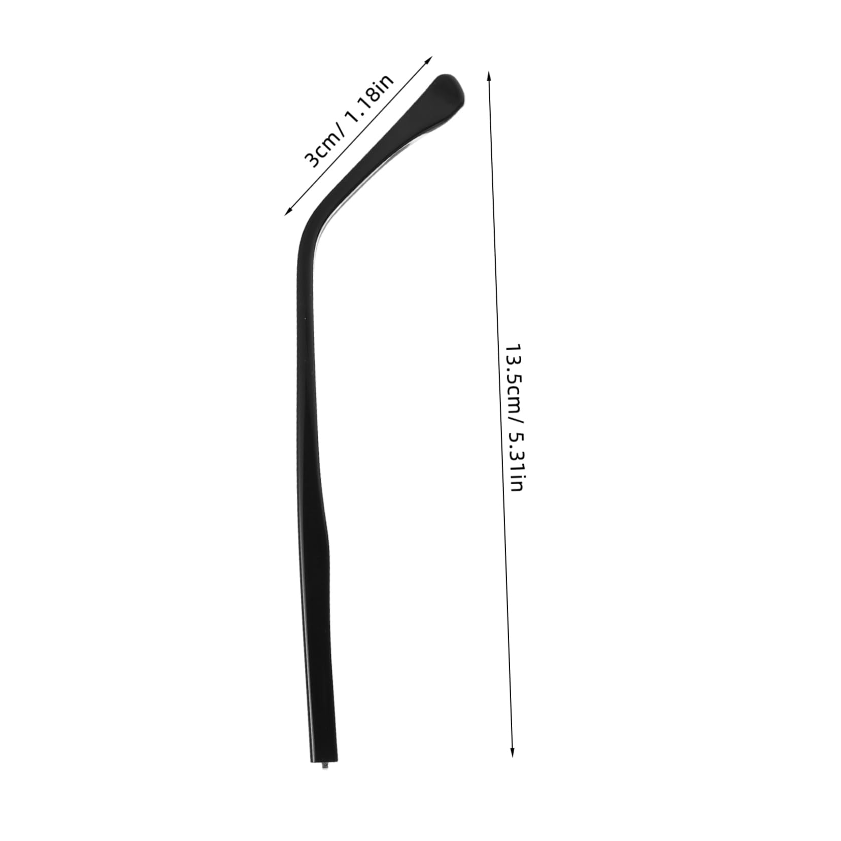 COLLBATH Universal Eyeglass Replacement Parts Anti-slip Temple Tips for Glasses Legs Repair