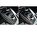 NVCNX Real Carbon Fiber Compatible with Audi B9 A4 S4 A5 S5 2020-2025 / RS5 2021-2025 2022 2023 2024 Car Center Console Gear Shift Panel Cover Sticker Decal Interior Trim Accessories 1PC