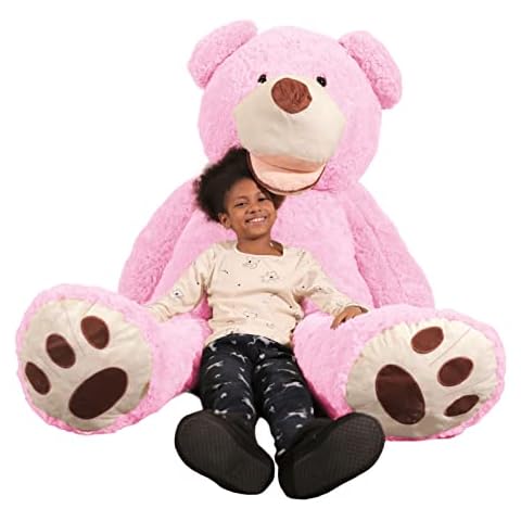 Giant Teddy Bear Huge XXL Toy for Children Extra Soft Cute Birthday Gift (Pink, 200 cm / 78.7") Cover