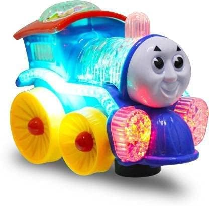 Manos Train Toy | Musical Toys for Kids | Train with Light and Sound | Bump and Go Action Toy | Funny Loco Train Toy | Train Toys for Kids | Small Push Along Toy | Multicolor (B0D154G9SB) Amazon Price History, Amazon Price Tracker