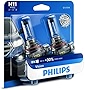 Philips H11 Vision Upgrade Headlight Bulb with up to 30% More Vision, 2 Pack