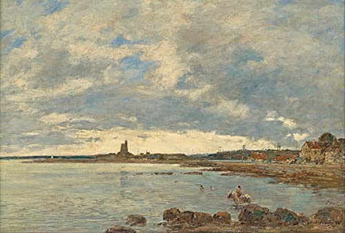Prints Toile St Vaast La Hougue Boudin affiche peinture murale abstraite 60x90