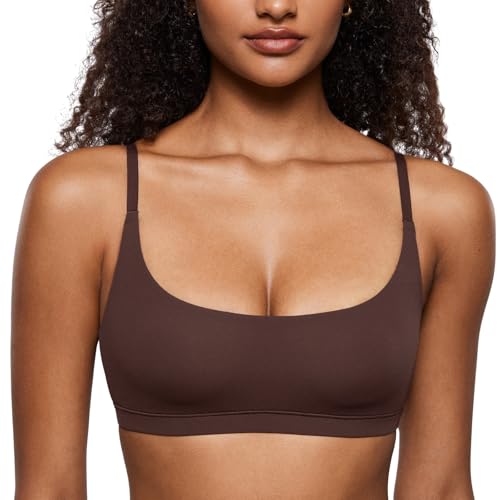 Image of INLYRIC Women's Inbarely Plus Bralettes - No Underwire Unlined Support Soft Scoop Neck Cami Seamless Bralette