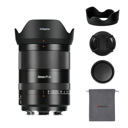 7artisans AutoFocus 50mm F1.8 フルフレームレンズ F1.8 大口径 自動/手動絞りと顔/目の認識に対応 Leica/Panasonic LUMIX Sシリーズ/Sigma L S1、S5、S9 Seriseに対応