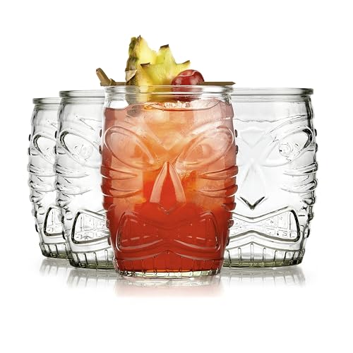 Libbey Tiki Glass Set