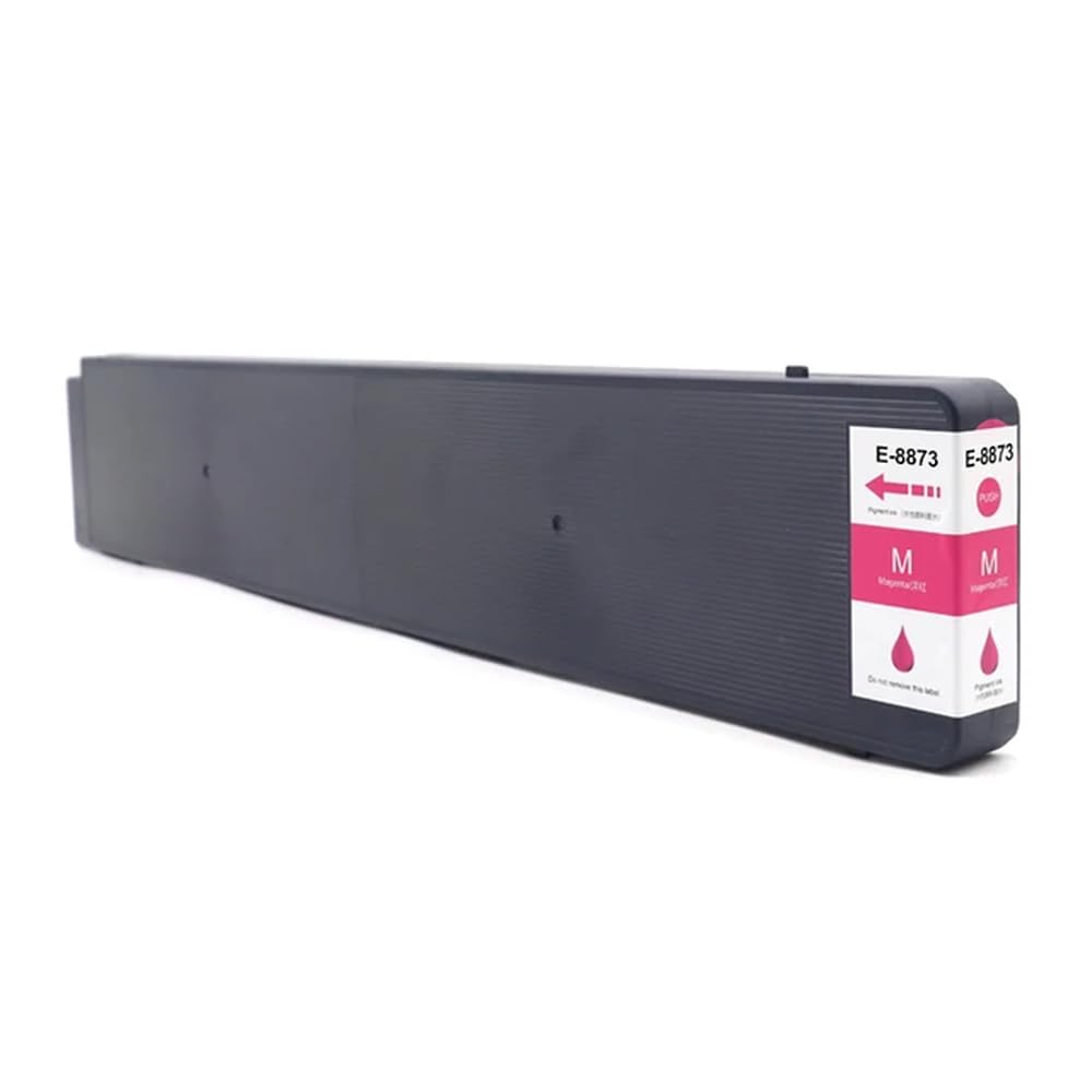 Compatibile con cartuccia d'inchiostro T8871 T8872 T8873 T8874 stampante a getto d'inchiostro WorKForce WF-C17590a WF-C17590 inchiostro pigmentato(T8873-Magenta)