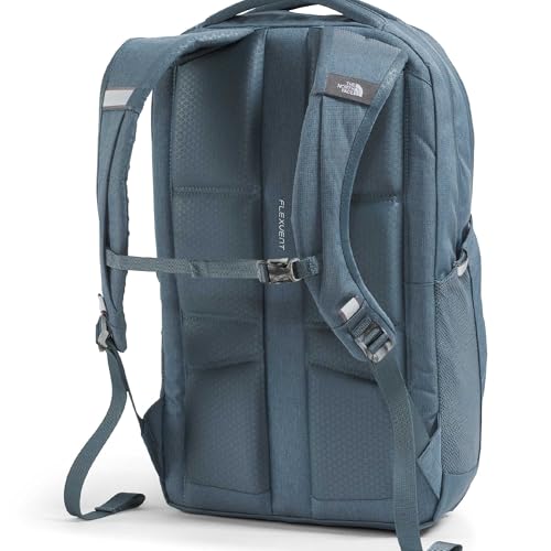 Image of The North Face Women's Vault Everyday Laptop Backpack - Commuter Travel Bag, Water-Repellent, Spacious Main Compartment, Granite Grey Light Heather /Frost Grey, One Size