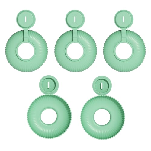 manhegari Soporte para niños - Soporte de mango sin gotas | 5 piezas Repetidor de goteo reutilizable, gadgets simples de silicona sin heladas para el hogar Ren al aire libre